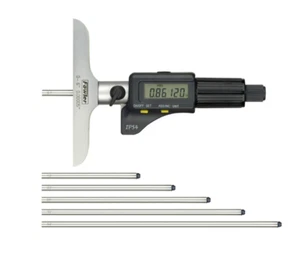 Fowler 54-225-456-0 Electronic Depth Micrometer, 0-6"/150mm Range, .00005"/0.001 - Picture 1 of 1