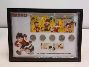 Beano Dennis & Gnasher Anniversary Limited Edition Stamp & 50p Coin Collection - Picture 1 of 16