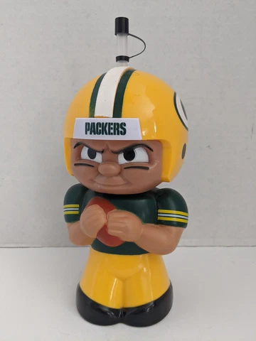 NFL Teenymates Big Sip Green Bay Packers Football 3D Character Cup Mug 16oz Cover
