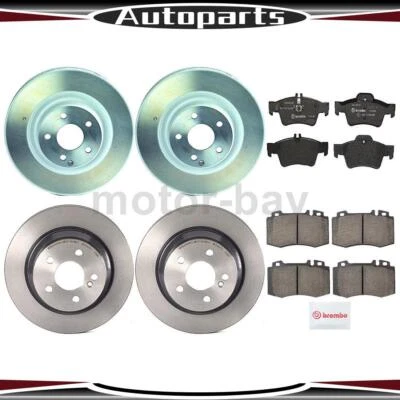 Pastillas de freno y rotores delanteros traseros para Mercedes-Benz CLS550 2011 2010 2009 2008 Foto 1 de 4