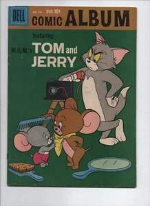 COMIC ALBUM MGM'S TOM AND JERRY NO.4 FN 1959  * SILVER AGE/SHARP  *  DELL COMICS - Picture 1 of 2