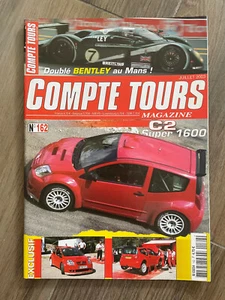 MAGAZINE COMPTE TOURS N°162 JUILLET 2003 FOCUS WRC RALLYE ACROPOLE ALSACE MANS - Imagen 1 de 2