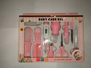 PINK Baby First 10 Piece Hygiene Kit - Picture 1 of 4