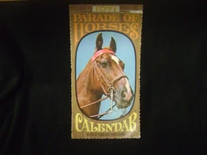 1971 HALLMARK PARADE OF HORSES POST CARD CALENDAR - Bild 1 von 4
