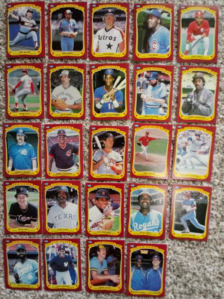 1986 Fleer Baseball Stickers. Hundreds available. You choose from drop down. - Image 1 of 1