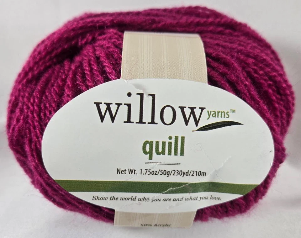 Willow Yarns Quill 50% Acrylic 25%Superwash Merino 25% Alpaca 230y 50g 1.75oz - Image 1 of 1