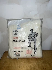 Vintage Deadstock NOS Mens Insulated Thermal Underwear Pants EMPIRE (50-52 3XL) - Picture 1 of 8
