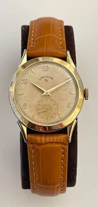 Vintage LORD ELGIN 680 U.S.A 21 Jewels Lord Elgin Honeycomb Dial Serviced Adj - Picture 1 of 24