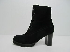 Blondo Women's Reilly Waterproof Black Suede Leather Boot Size  6.5M