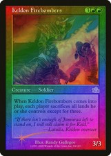 Keldon Firebombers FOIL Prophecy HEAVILY PLD Red Rare MAGIC MTG CARD ABUGames