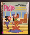 Pluto & the Adventure of the Golden Scepter Golden Book-1972 ed Disney World