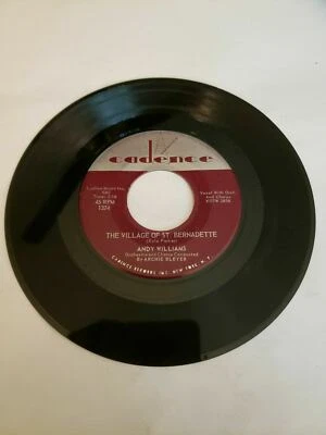 Andy Williams - The Village of St. Bernadette  (45RPM 7”  Single)(J406)  - Image 1 of 2