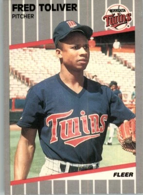1989 Fleer MLB Fred Toliver #126 - Image 1 of 2