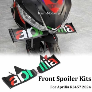 Side Spoiler Wings Kit Lower Fairing Winglets Aerodynamic For Aprilia RS457 2024 - Picture 1 of 10