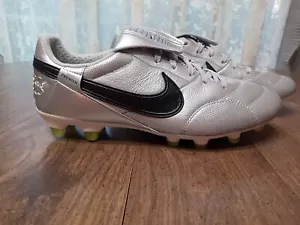 Nike Premier 3 FG Metallic Silver AT5889-004 Men’s Size 7.5 Soccer Cleats - Picture 1 of 10