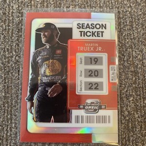 2022 Chronicles Racing Contenders Optic Season Ticket Silver Martin Truex Jr