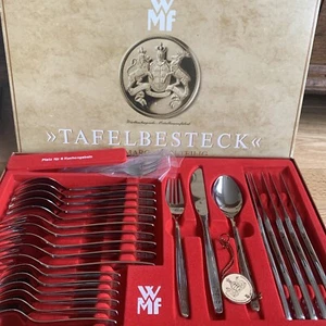 Wmf Sevilla Cromargan Cutlery 6 People 30 Pieces Top Condition Ovp - Picture 1 of 11