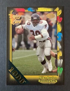 1991 WILD CARD 1,000 STRIPE MIKE ROZIER CARD #122 - #071623L - Picture 1 of 2