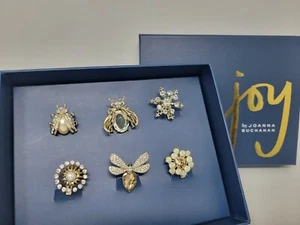 Joy Joanna Buchanan Strass Schmetterling Biene Wespe Schneeflocken Clip Ornamente 6 - Bild 1 von 7