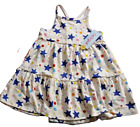 Cat & Jack Cotton-Blend Stars Print Knit Summer Dress ~ Size 3T ~ NWT