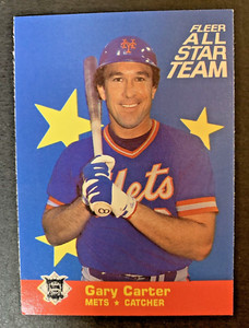 1986 Fleer All-Star Team #4 Gary Carter