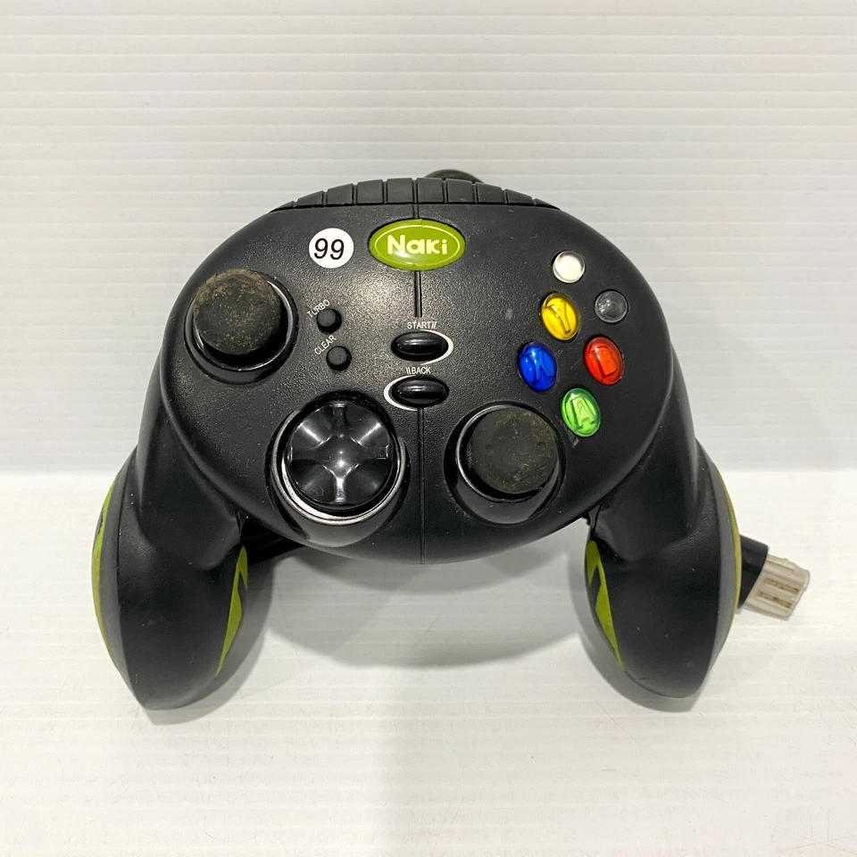 Controle com fio Naki G-Shock para Xbox original - Preto - Testado - Frete grátis - Imagem 1 de 2