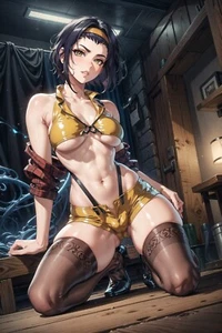 Cowboy Bebop Faye Valentine full art waifu anime print #4 - Picture 1 of 4