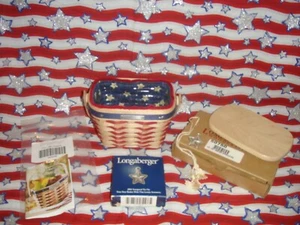 Longaberger 2001 Hostess Appreciation Inaugural Basket Combo Plus Lid - Picture 1 of 10