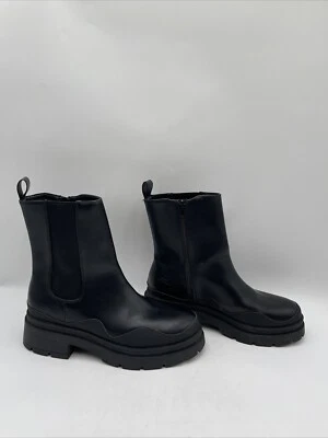 Wild Pair Women's Grayce Chelsea Lug Booties Black Size 9M - Image 1 of 4