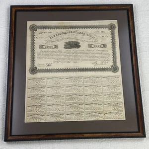 Konföderierte Staaten von Amerika Darlehensanleihe 1000 1861/1879 Bürgerkrieg #803 COA - Bild 1 von 22
