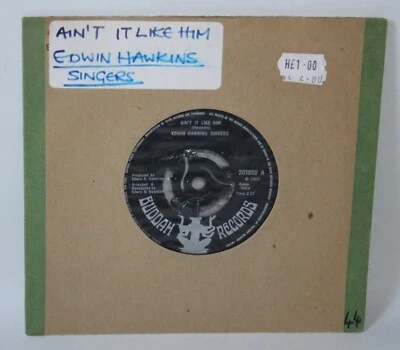 Edwin Hawkins Singers – Ain't It Like Him - 1969 Vinyl 7" Single - Buddah 201059 - Image 1 of 3