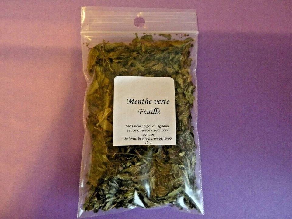 Зеленый мятный лист 10 г соусы ягненок ноги горох чай сироп курица - Изображение 1 из 3