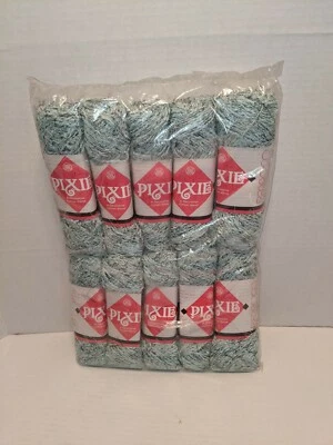 Lot of (10) Berroco Pixie Soft Eyelash Yarn Mint Grn 50g 90yds Each #3097 *NEW* - Image 1 of 4