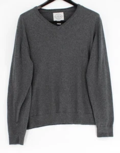 ST. JOHN'S BAY Pullover Herren Gr. XL grau Pulli V-Ausschnitt Langarm - Bild 1 von 3