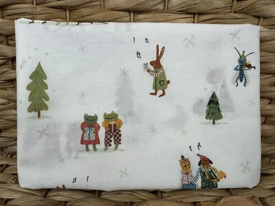 West Elm Kids Festive Friends STANDARD Pillowcase 20x 30” Christmas RARE NEW - Image 1 of 4
