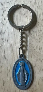 O Mary Conceived Without Sin Pray For Us Oval Charm Keychain 🙏🏻 - Picture 1 of 9