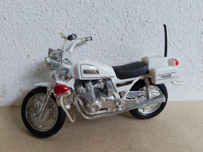 Maisto Moto Sukuzi GSX 750 Polizia Scala 1:18 Vintage - Immagine 1 di 4