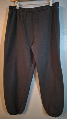 Vintage Jerzees Sweatpants Mens Black-Size XL Made In USA Casual Activewear - Image 1 of 4