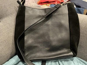 Borsa a tracolla Osprey London in pelle e camoscio - Foto 1 di 3