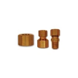 261X16 Hex Nut, 1 in Compression, Brass (2 Pack) - Image 1 of 1