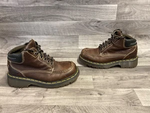 Dr Martens Boots U.S. Mens Size 6 8A26 Brown Leather Lace Up Made in England - Picture 1 of 12
