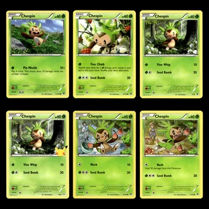 Chespin 12 XY Pokemon Cards Collection Set Deck Building Basic/Common TCG - Picture 1 of 2