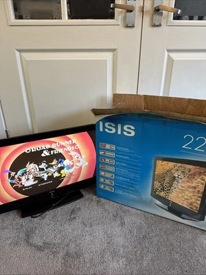 Isis ISI-22-900-COBU 22” HD Ready LCD TV/DVD Combi With Box FULLY TESTED Caravan - Image 1 of 4
