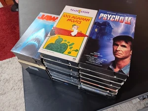 VHS Tape Lot 16 Total Action Horror Sci-Fi XXX Vintage - Picture 1 of 6