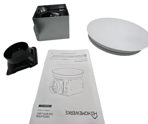 Bathroom Ventilation Fan W/Dimmable Light HomeWerks 141-80-G3 No Original Box - Picture 1 of 9