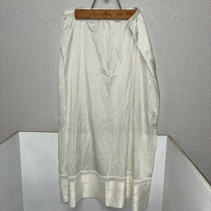 Lingerie vintage Lorraine avorio pizzo mezzo slip nylon donna XL alta - Foto 1 di 9