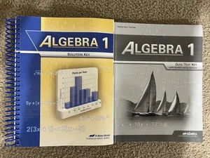 Abeka Algebra 1 Solution Key, Teacher Quiz/Test Key - Picture 1 of 1