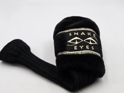 Cubiertas de cabeza de conductor difusas ojos de serpiente negras estilo calcetín cubierta para palos de golf. Buen estado Foto 1 de 4