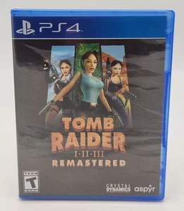 Tomb Raider I-III Remastered Starring Lara Croft - PlayStation 4 PS4 - New US - Picture 1 of 6