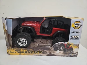 Motor Dayz RC 1/10 Jeep Wrangler rot RTR oben ohne offen  - Bild 1 von 10